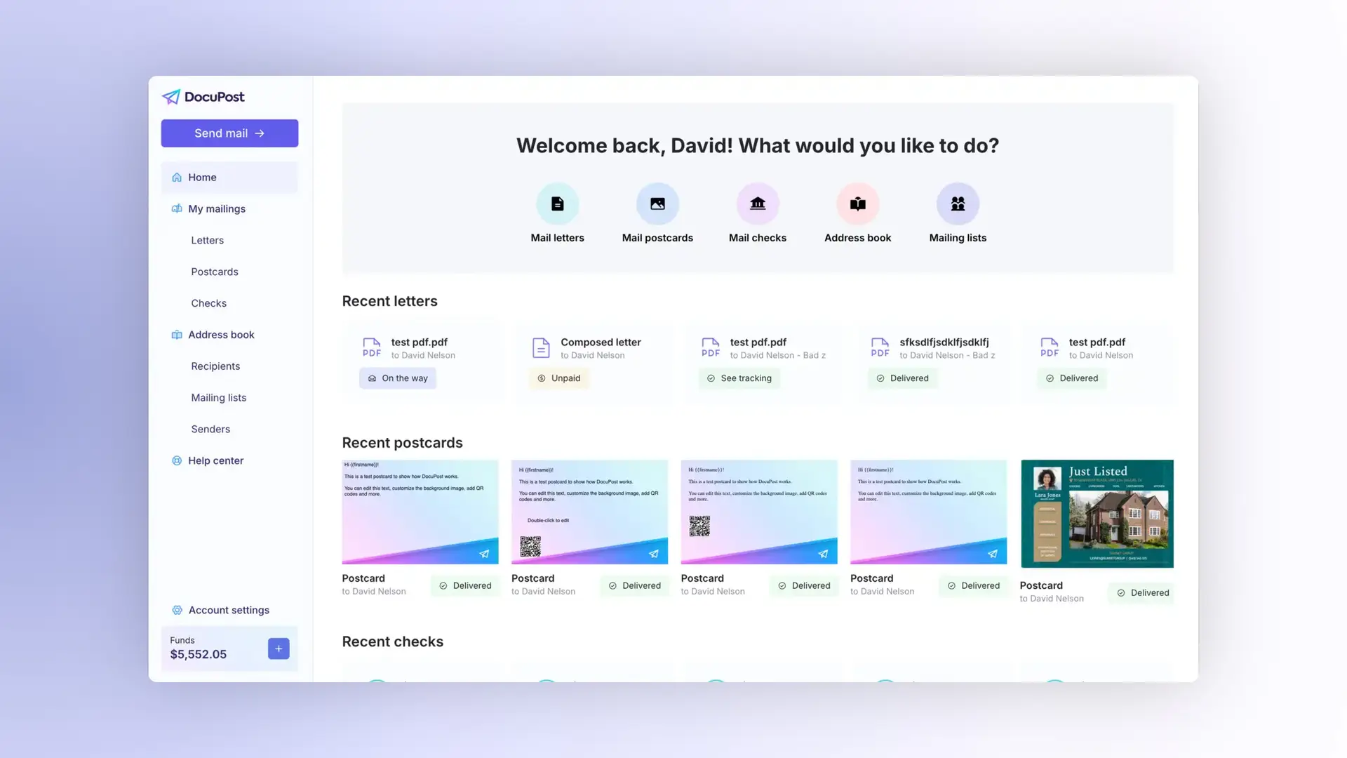DocuPost Dashboard - Quick Start
